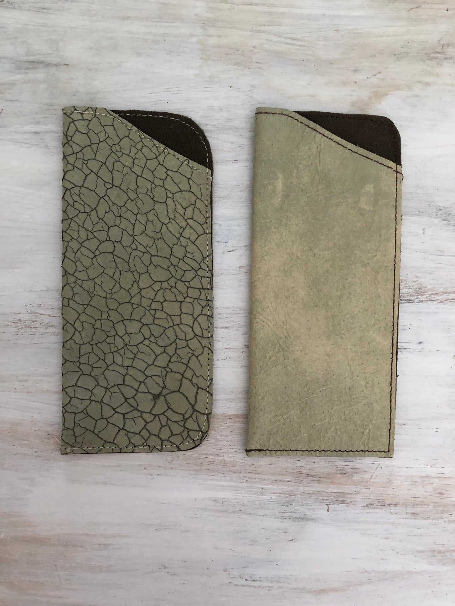 Genuine leather glasses cases