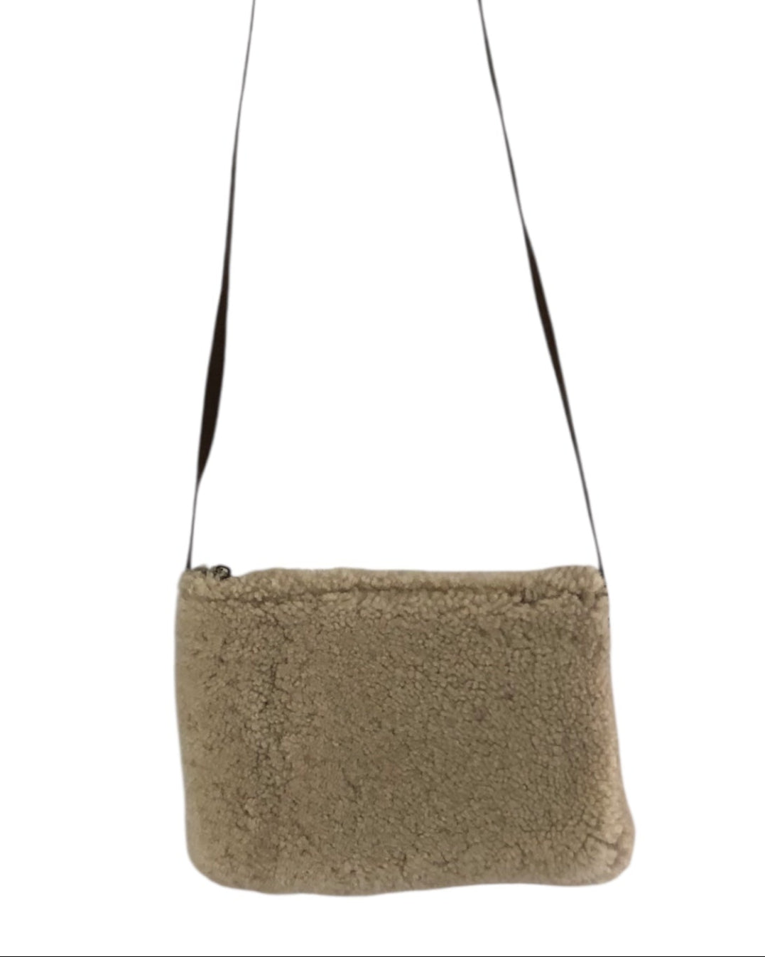 Sheepskin leather phone cross body bag