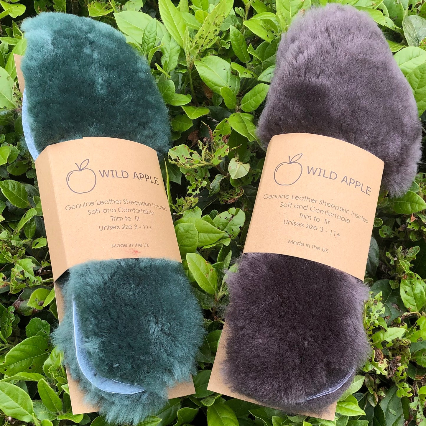 Genuine Leather Sheepskin Insoles - in a choice of colours