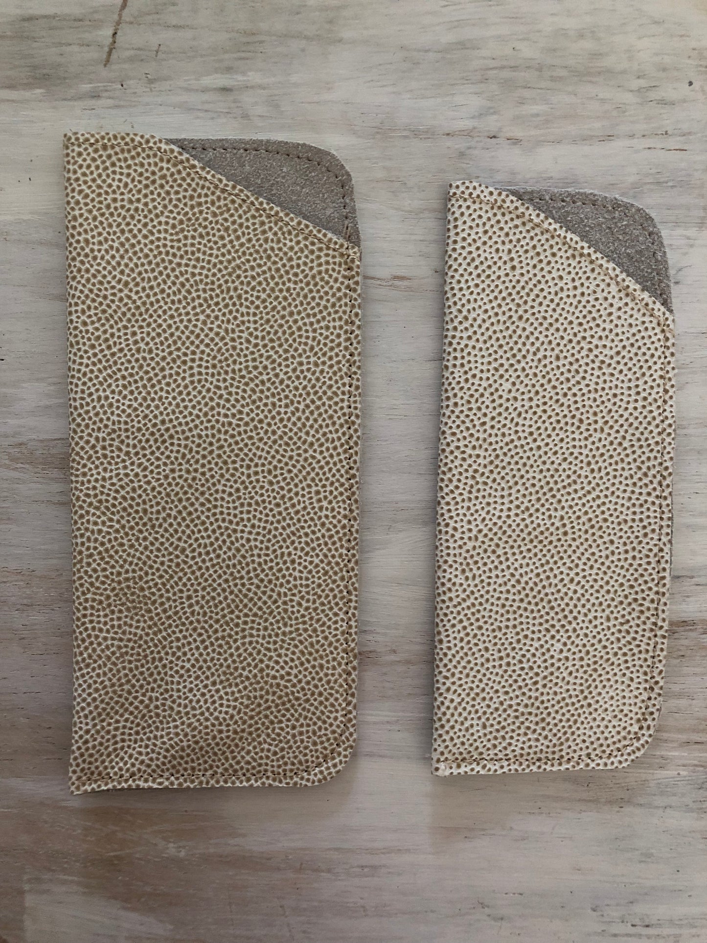 Genuine leather glasses cases
