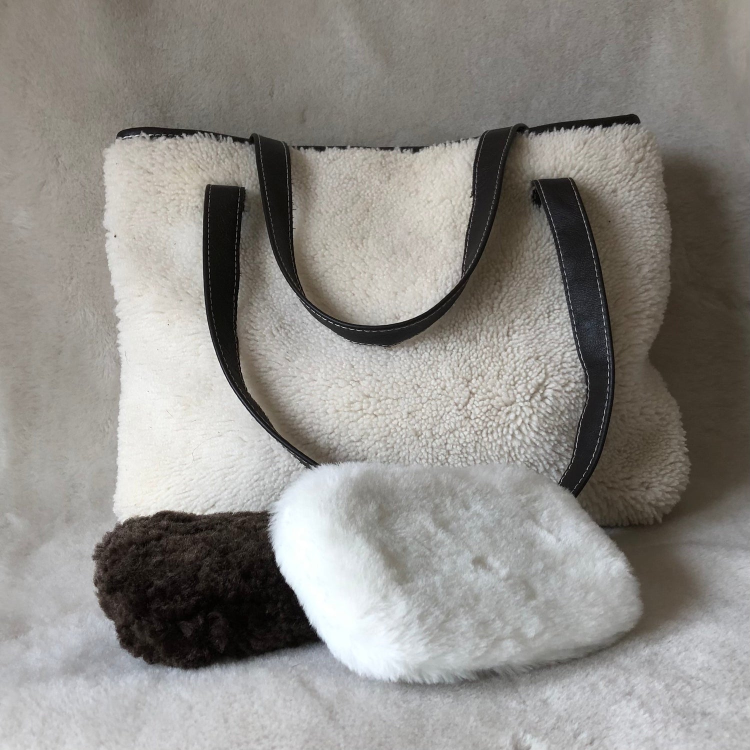 Sheepskin bags and accessories