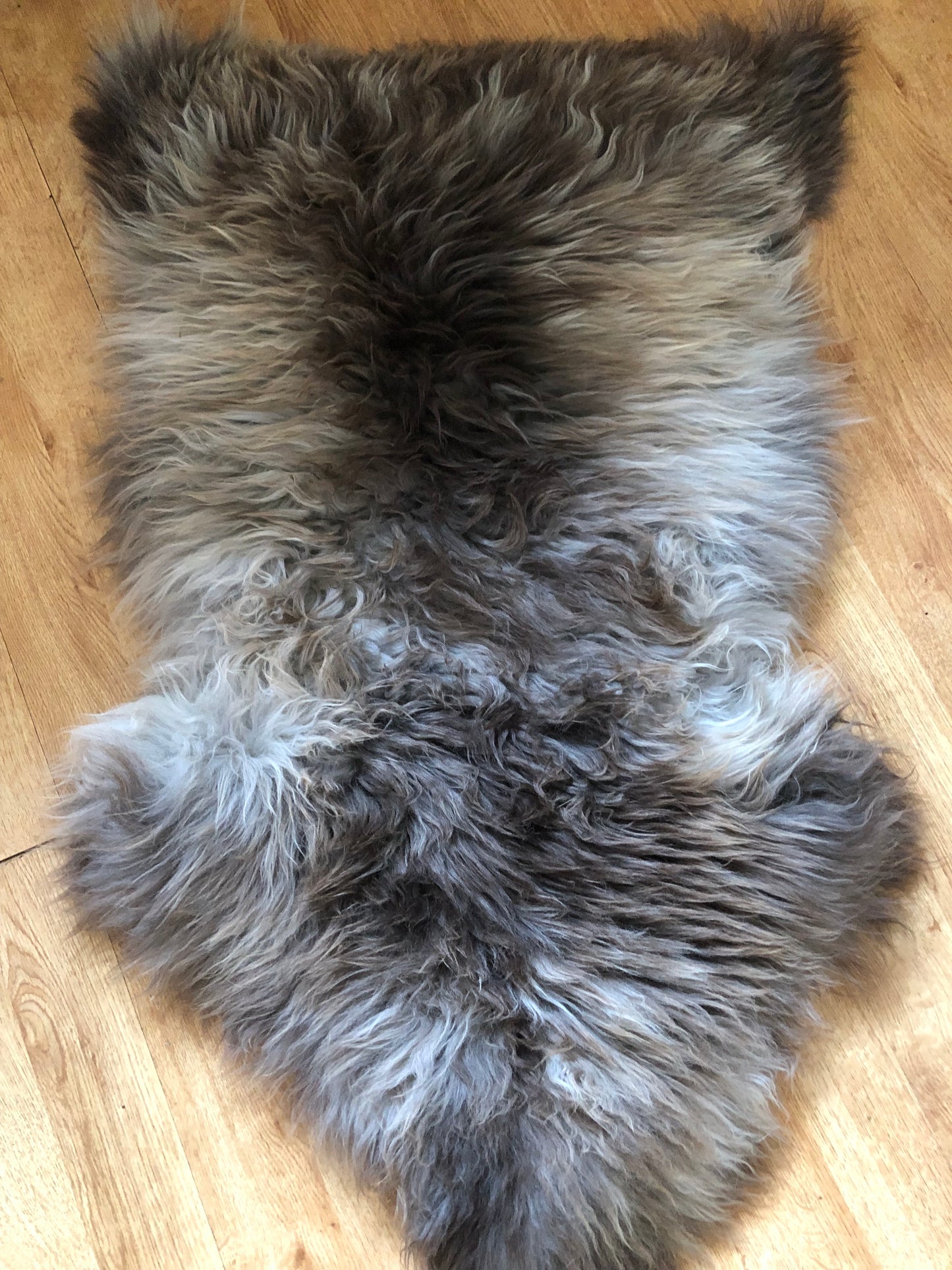 Sheepskin rug - genuine leather rare breed