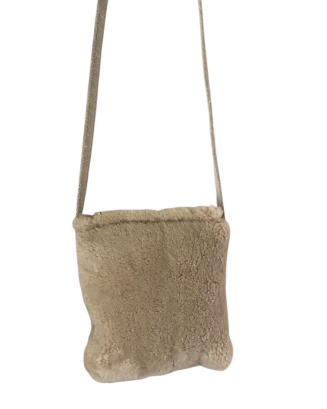 Sheepskin leather phone cross body bag