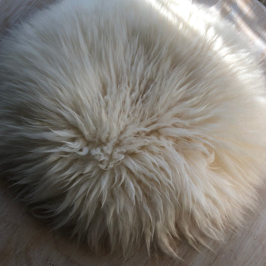 Real sheepskin seat pad