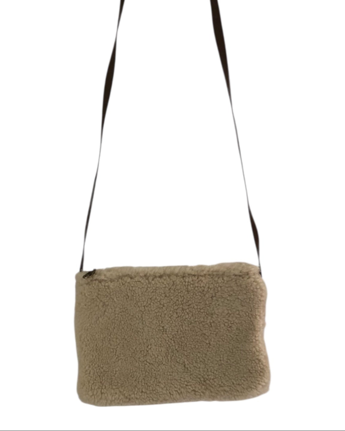 Sheepskin leather phone cross body bag
