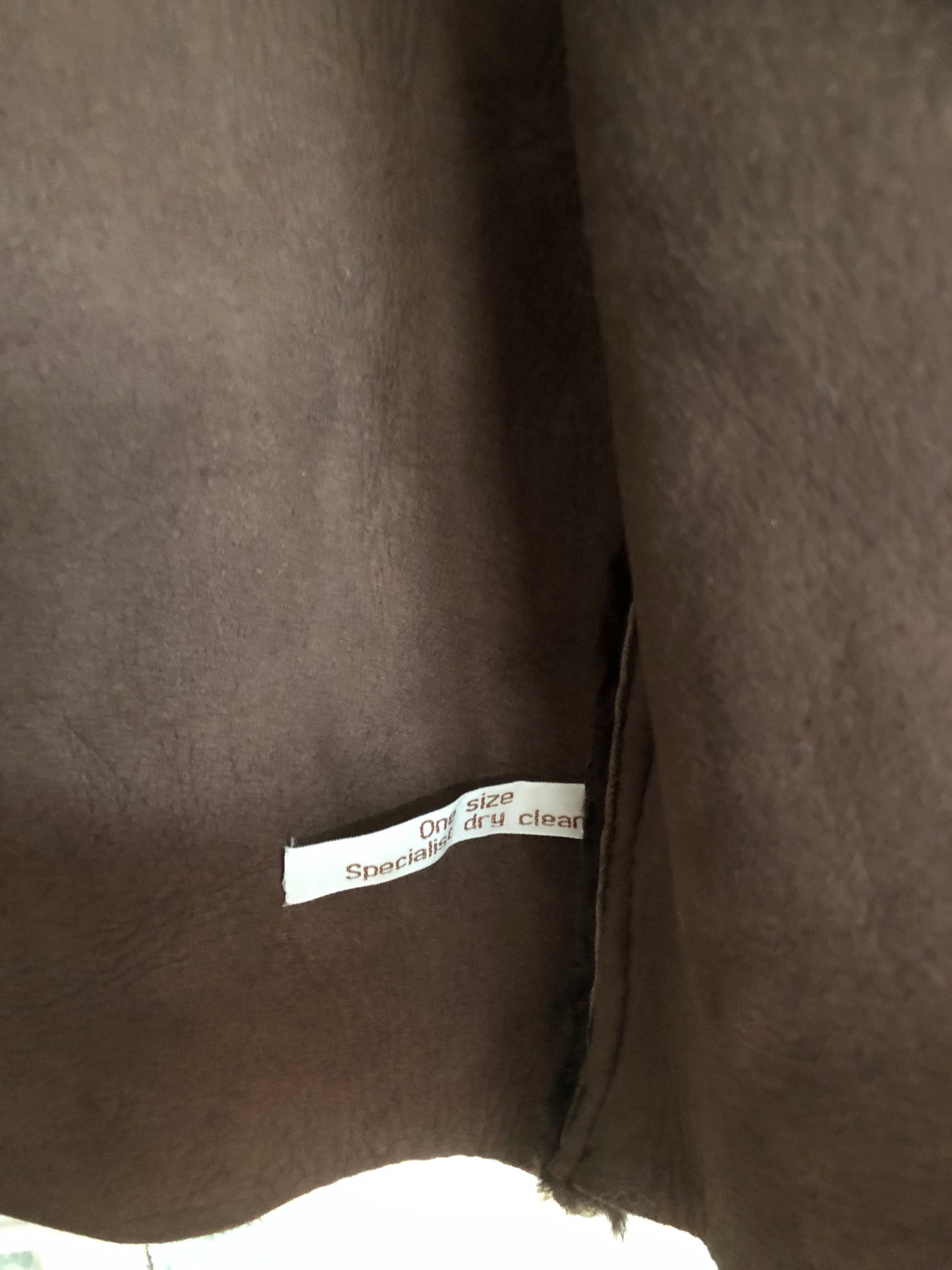 Sheepskin gilet