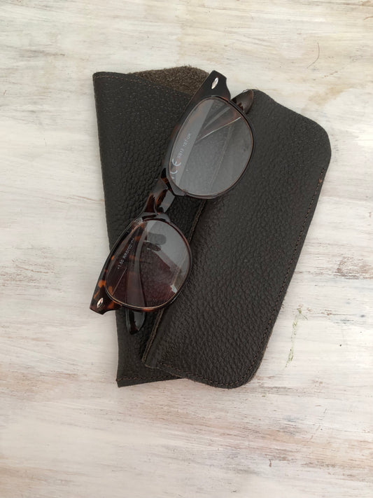 Genuine leather glasses cases