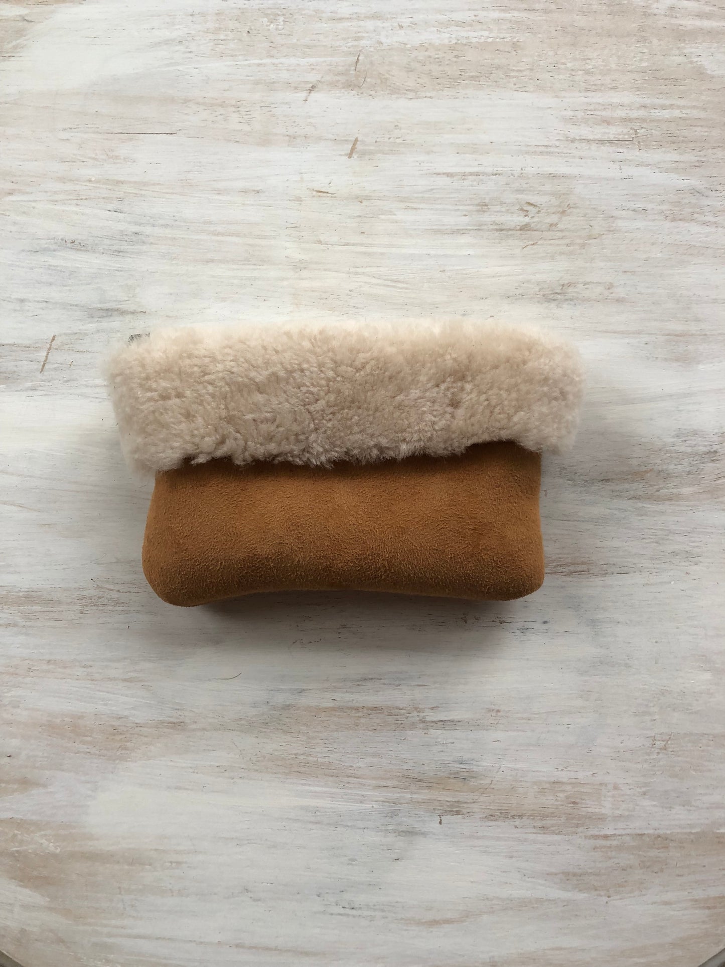 Sheepskin purse