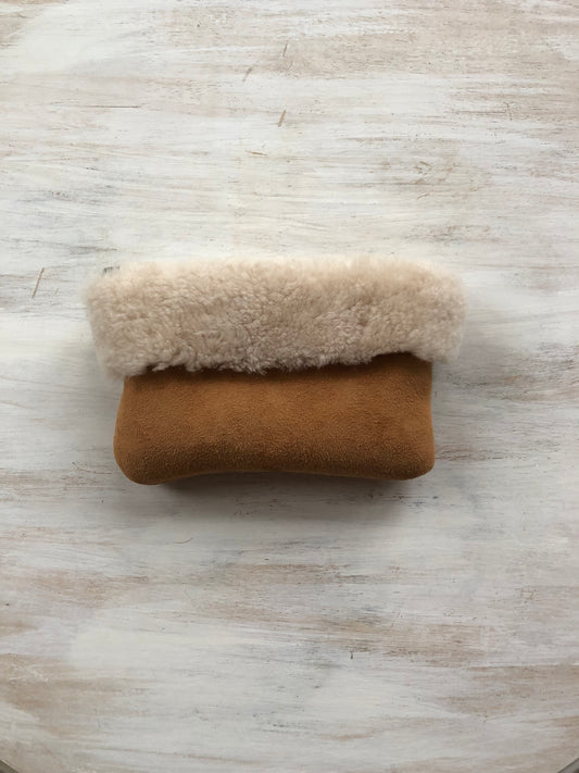 Sheepskin purse