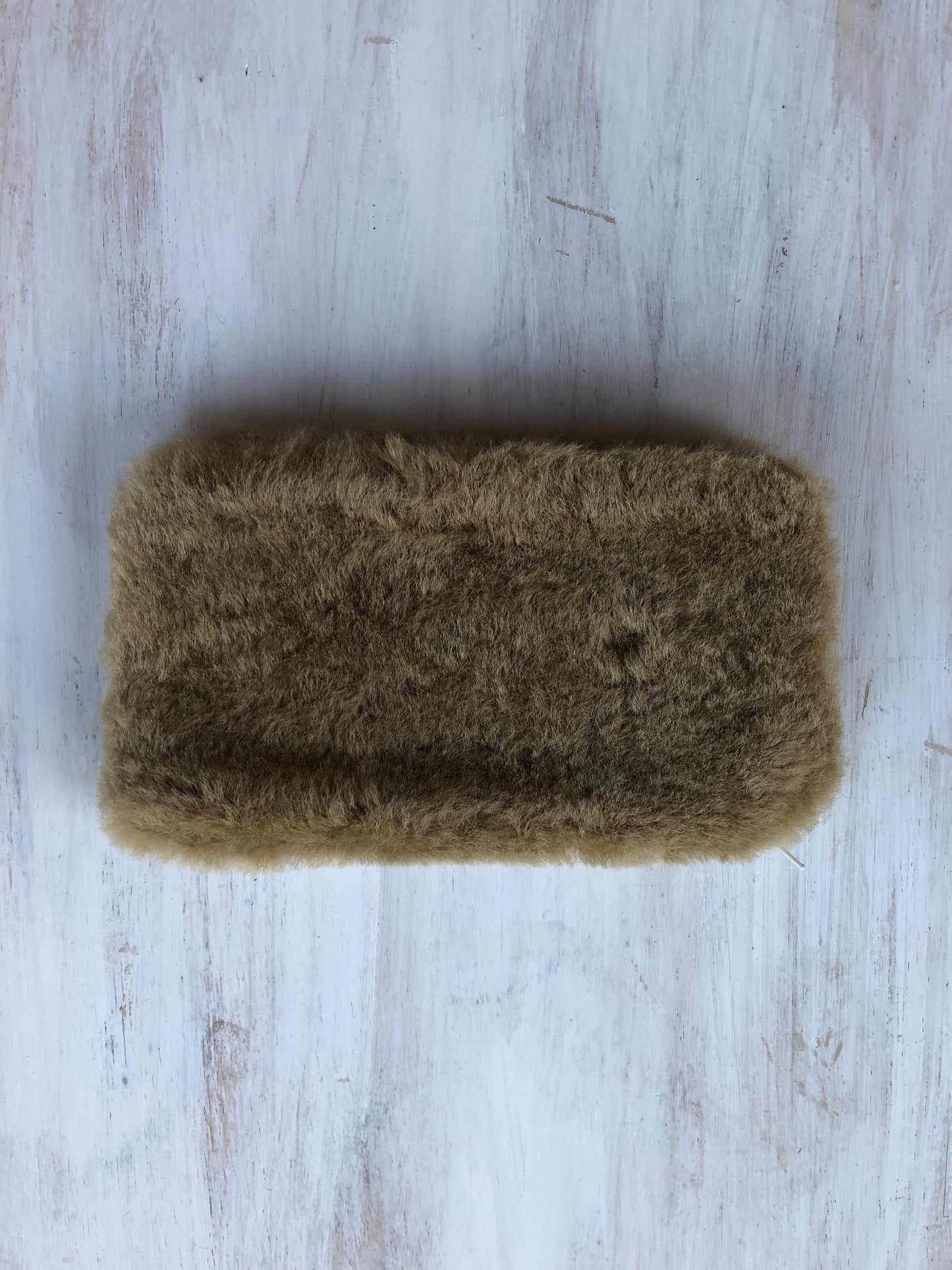 Sheepskin purse