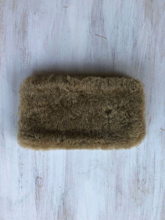 Sheepskin purse