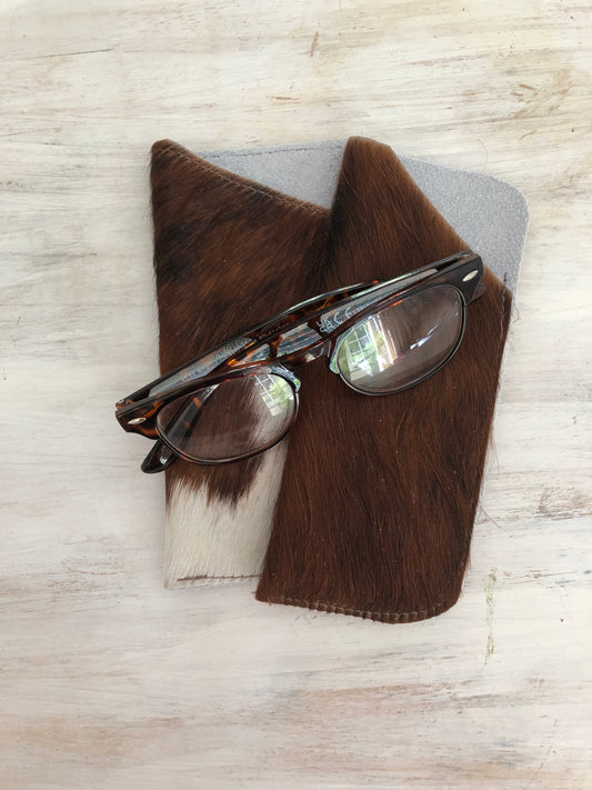 Genuine leather glasses cases