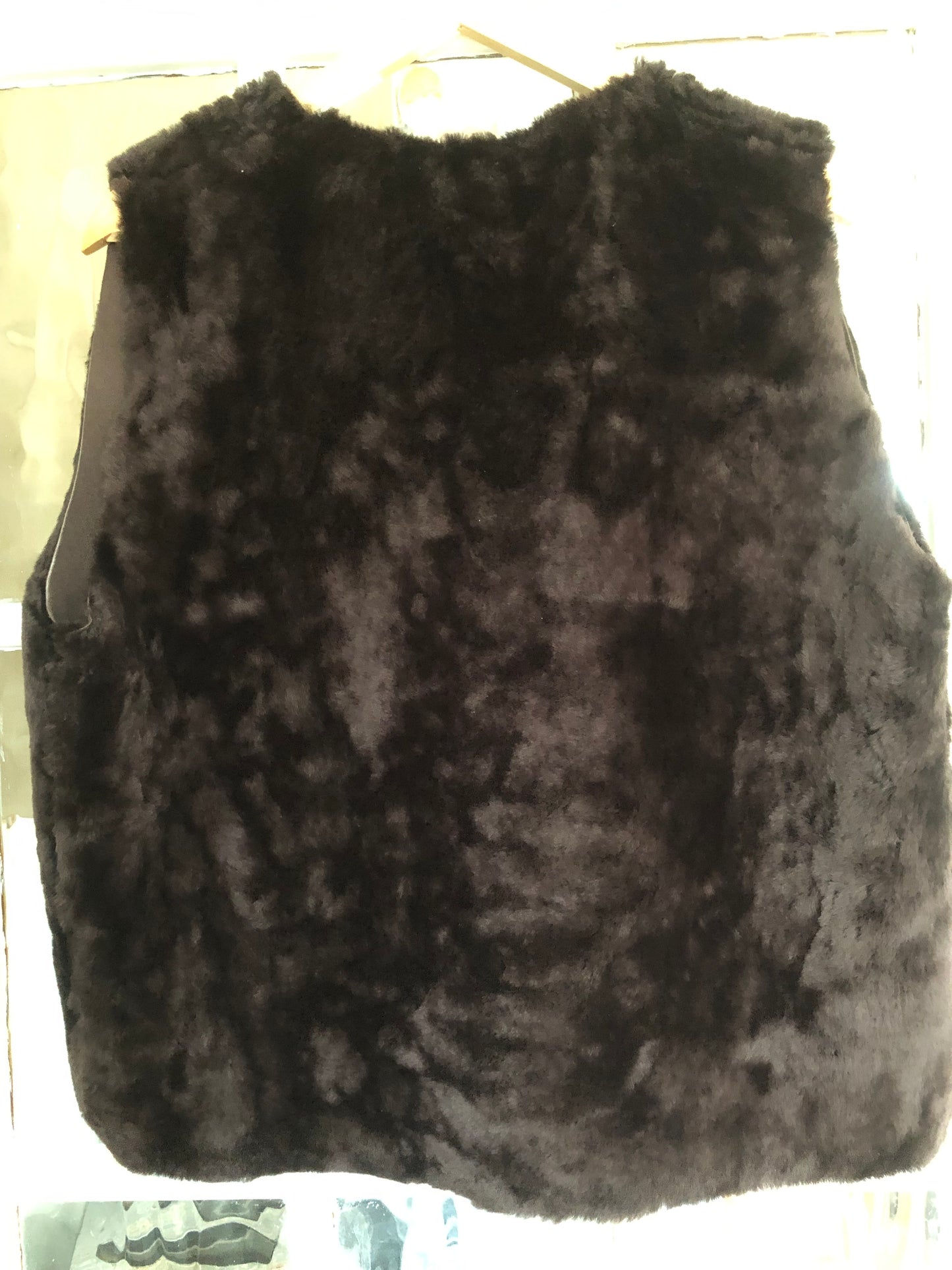 Sheepskin gilet