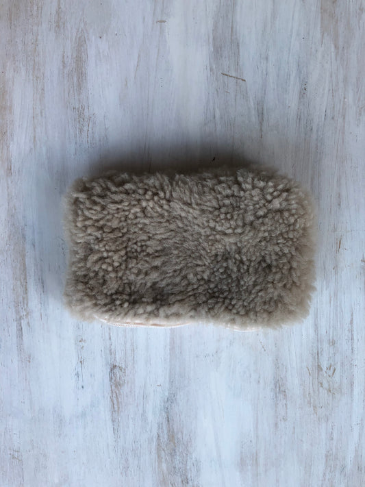 Sheepskin purse