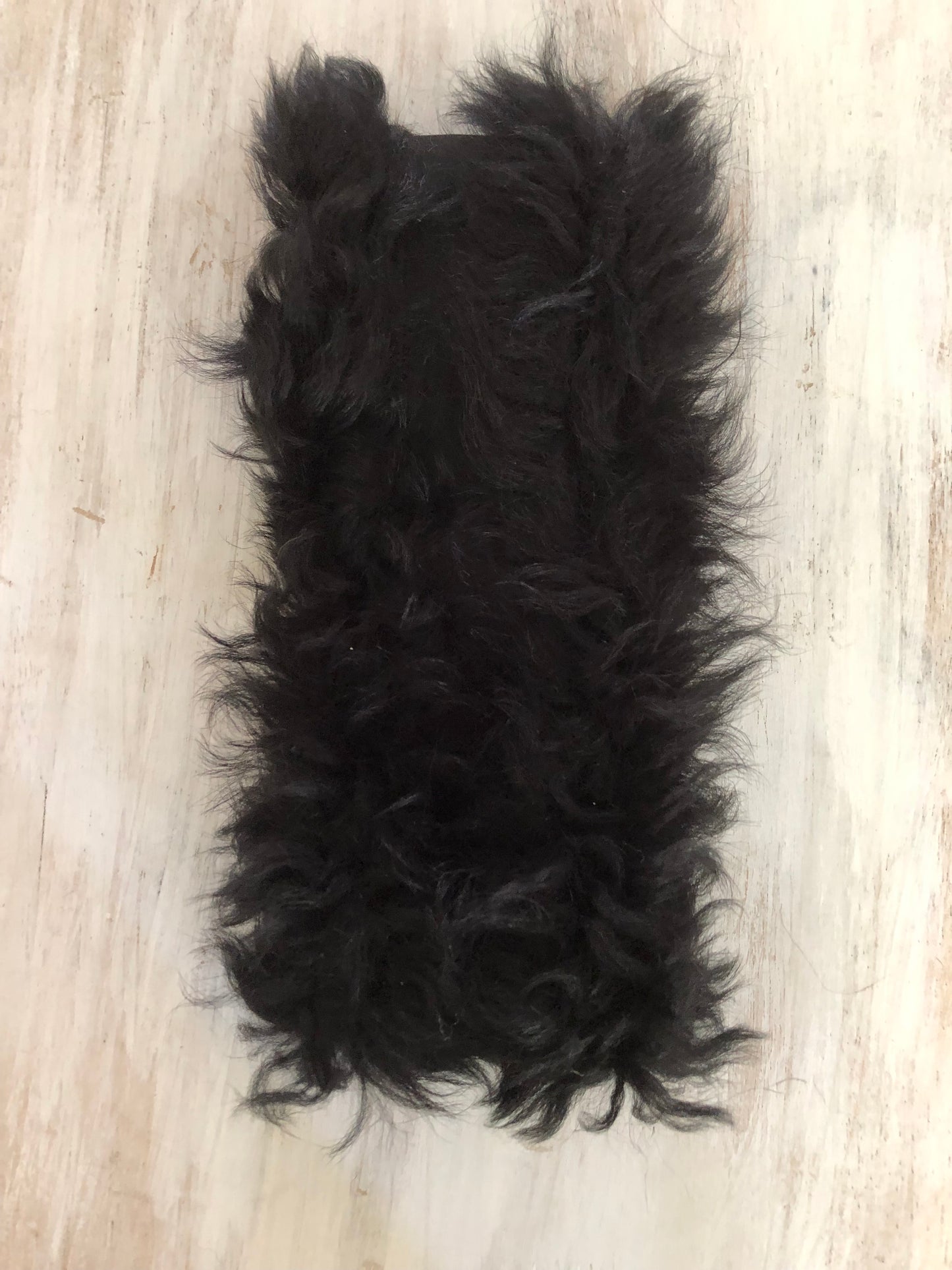 Genuine leather sheepskin headband